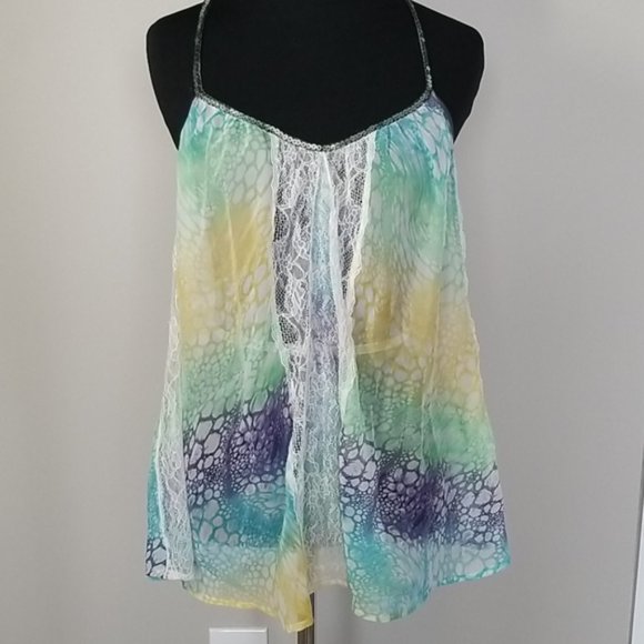 Free People Tops - [SOLD] Free People Summer Lace Tank Top